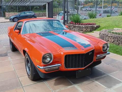 CAMARO 1971, MOTOR V8 350 CÂMBIO AUTOMÁTICO, PLACA PRETA