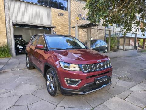 JEEP COMPASS LONGITUDE 2.0 AUTOMÁTICA BANCOS EM COURO PNEUS NOVOS SOM BEATS E SUBWOOFER