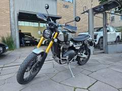 TRIUMPH SCRAMBLER XE 1200 CHROME EDITION 2023, COM APENAS 11.000 KM, TODAS REVISÕES imagem 2 TRIUMPH SCRAMBLER XE 1200 CHROME EDITION 2023, COM APENAS 11.000 KM, TODAS REVISÕES imagem 2