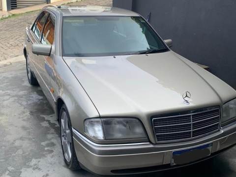 MERCEDES C280 ELEGANCE 1995, COM 72.000 KM, AUTOMÁTICA, COMPLETA COM TETO SOLAR, PLACAS PRETA
